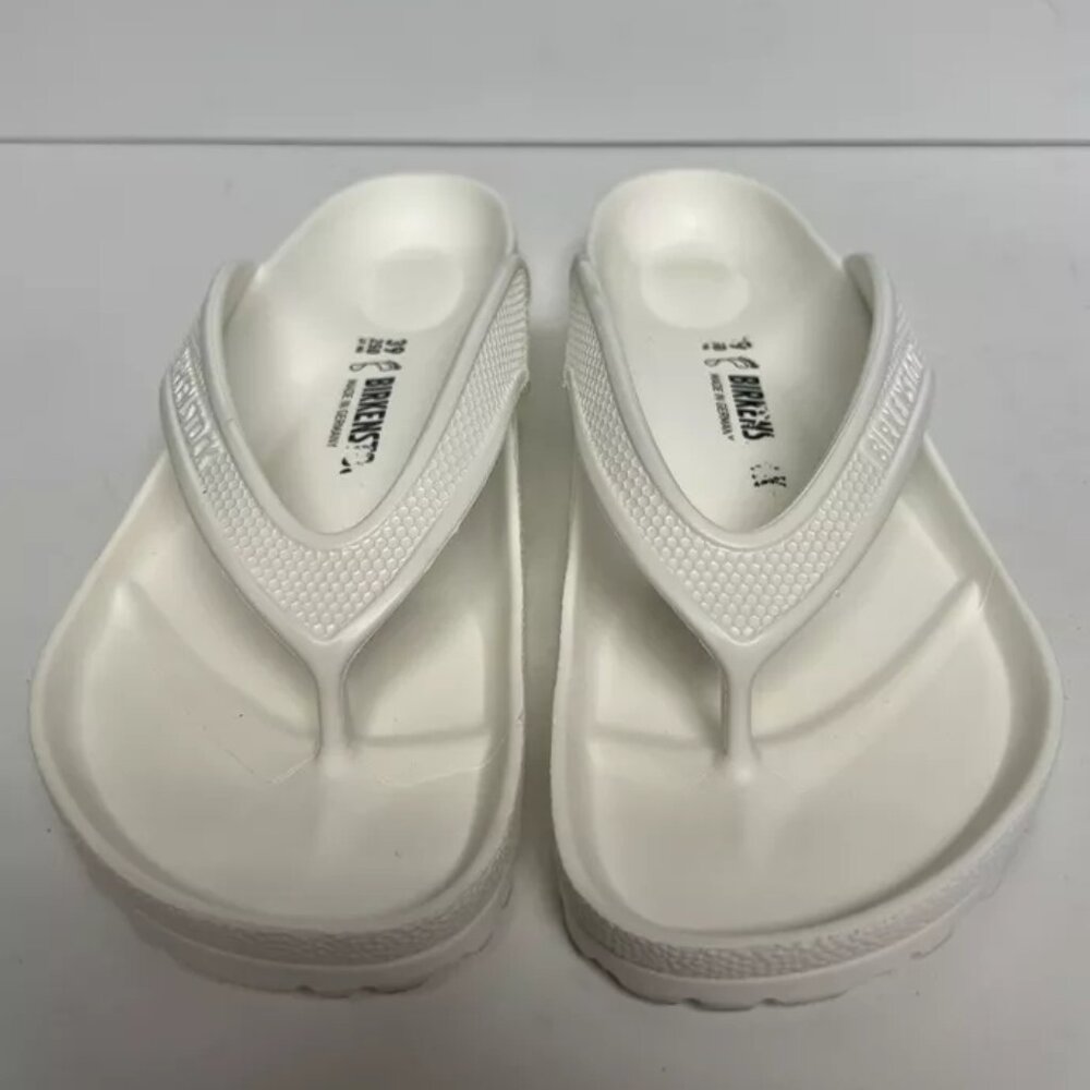 Birkenstock White EVA Flip Flop Sandals - Picture 3 of 6